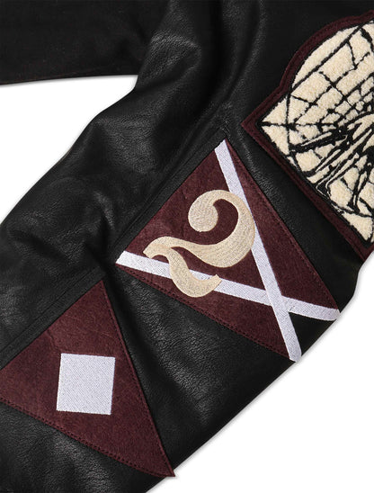 Jordan Craig Kids Carpe Diem Varsity Jacket - Black Denim Exchange