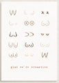 Glad Were Breasties - Greeting Card Boob-eez