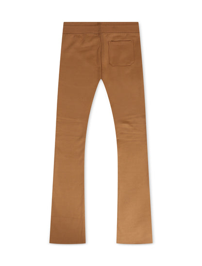 Jordan Craig Fleece Stacked Joggers - Mocha Denim Exchange