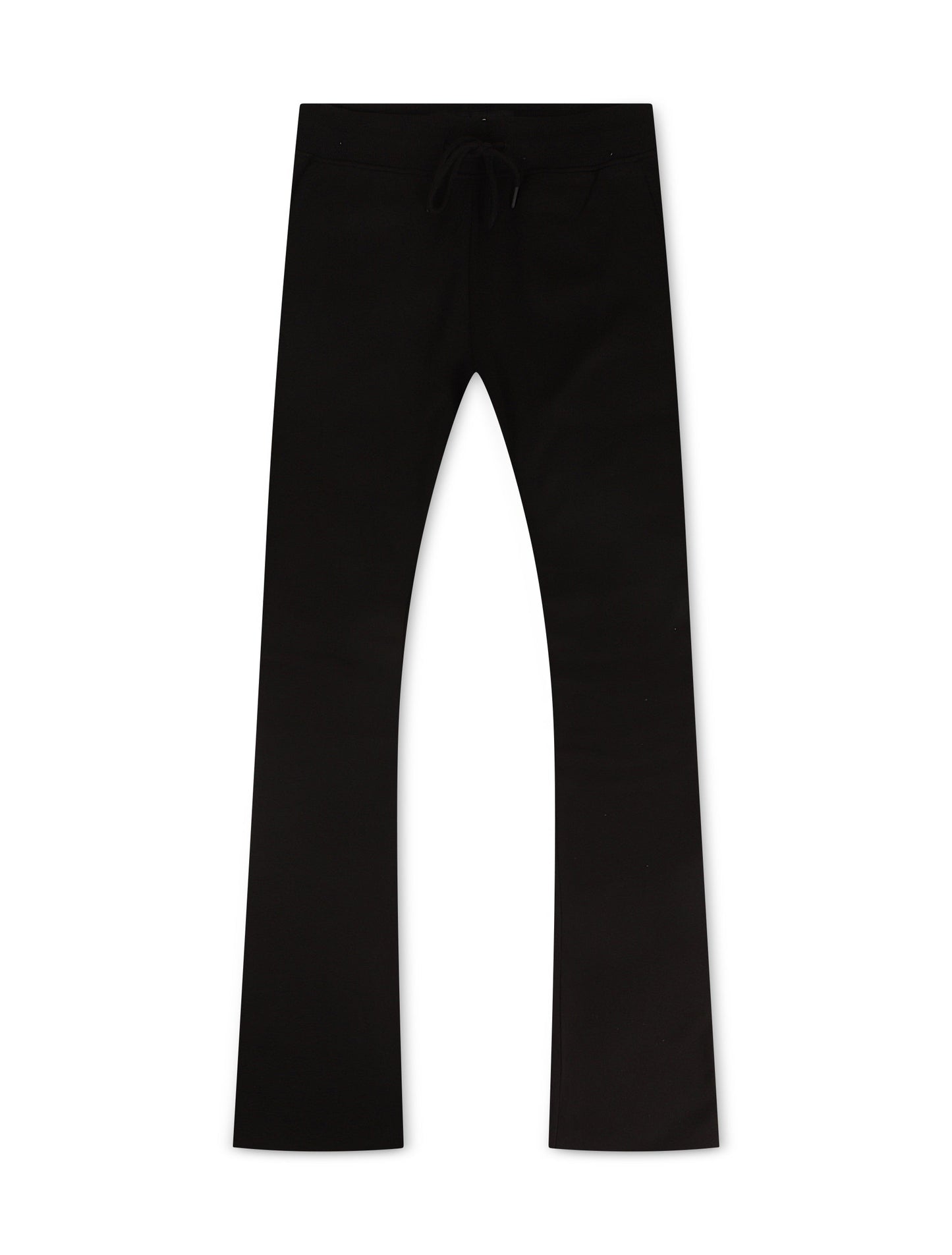 Jordan Craig Fleece Stacked Joggers - Black Denim Exchange