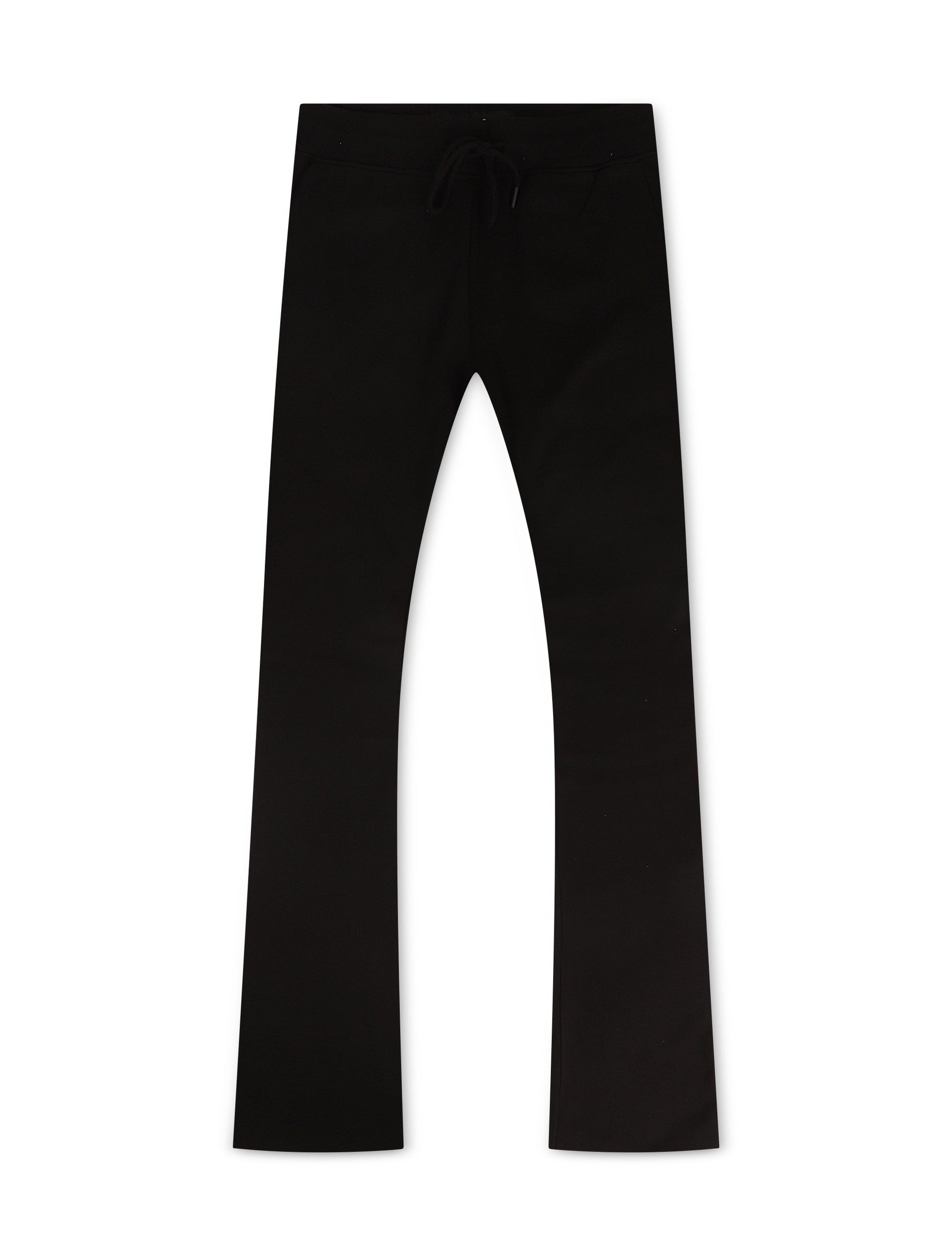 Jordan Craig Fleece Stacked Joggers - Black Denim Exchange