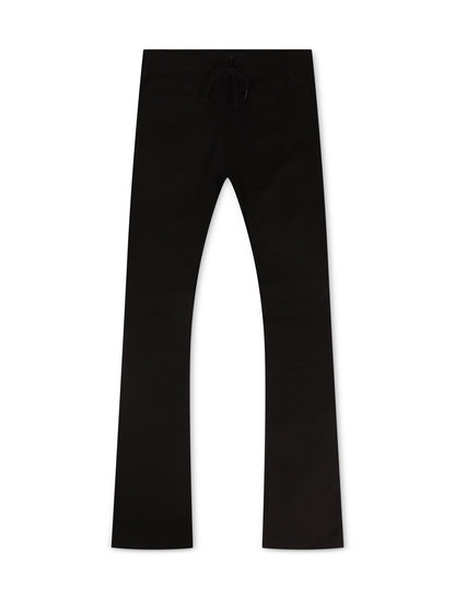 Jordan Craig Fleece Stacked Joggers - Black Denim Exchange