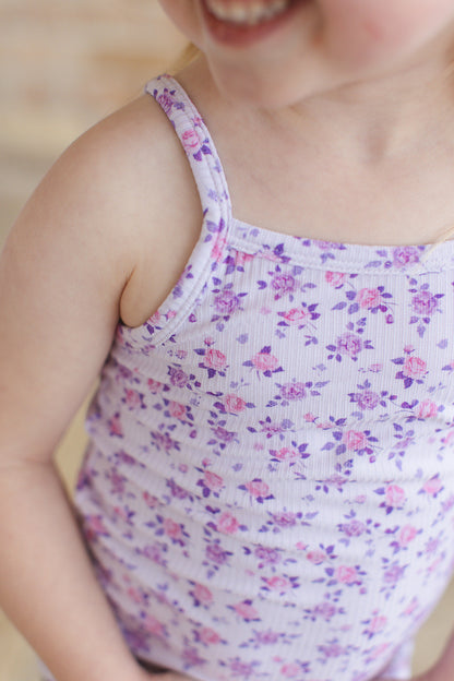 Kapri (ribbed) - Bamboo Tank Blush Lotus