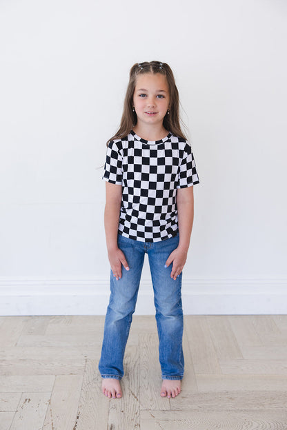 Hendrix (ribbed) - Everyday Tee Blush Lotus