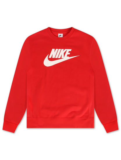 Nike Mens Sportswear Club Fleece Crewneck - University Red Denim Exchange