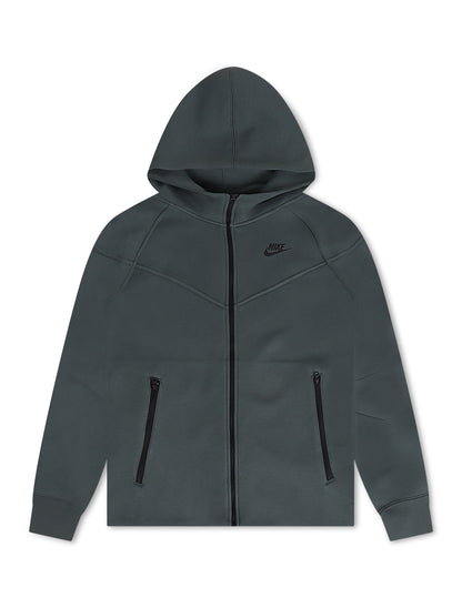 Nike Womens Sportswear Tech Fleece Windrunner - Vintage Green Denim Exchange