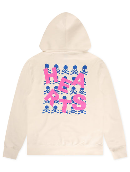 Lonely Hearts Club Upside Down Hoodie - Bone Denim Exchange