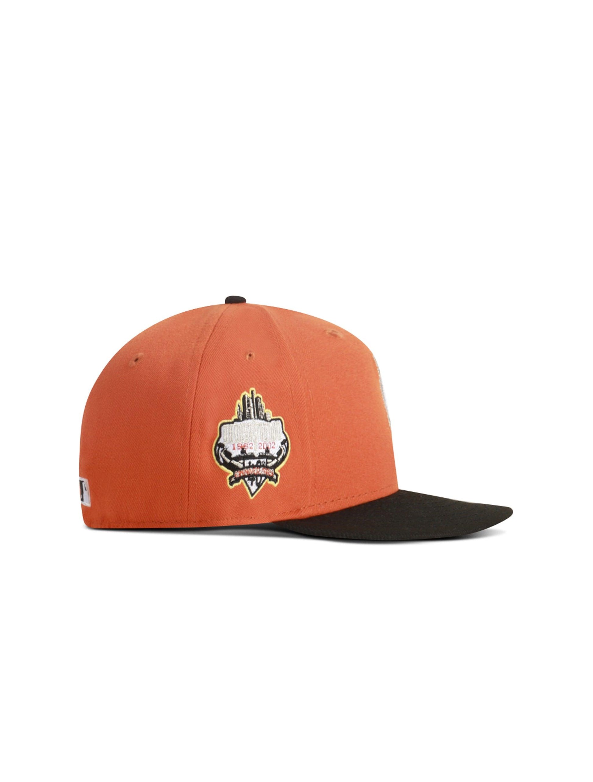 New Era 5950 Dodgers Stadium Hat - Orange Denim Exchange