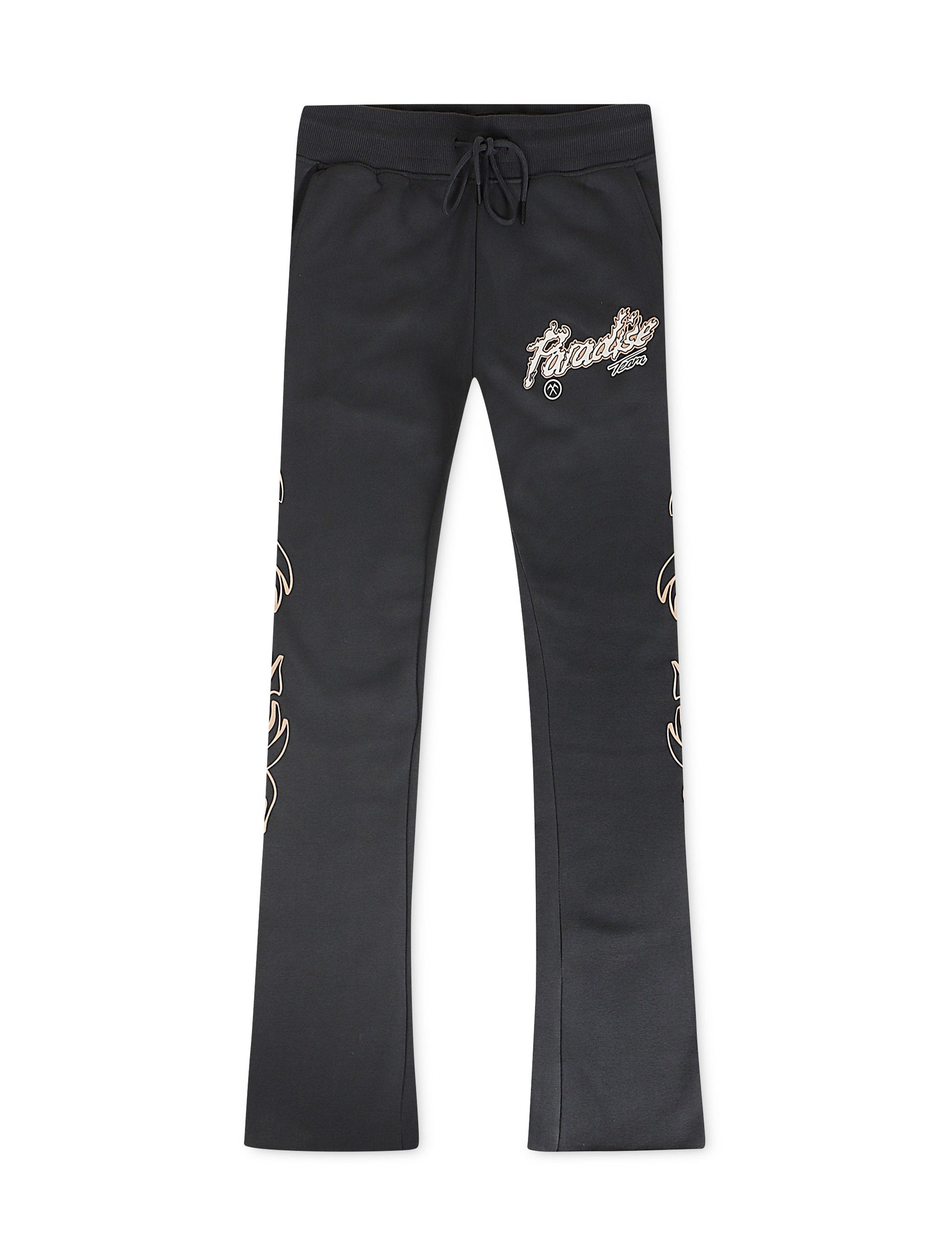 Jordan Craig Paradise Tour Fleece Stacked Joggers - Charcoal Denim Exchange
