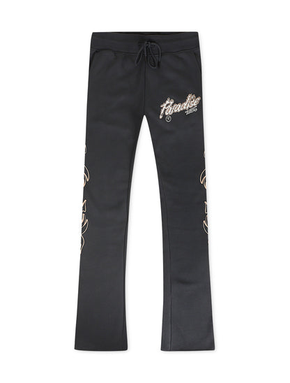 Jordan Craig Paradise Tour Fleece Stacked Joggers - Charcoal Denim Exchange