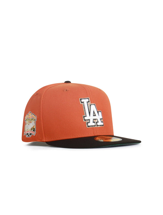 New Era LA Dodgers 40th Anniversary Hat - Orange Denim Exchange