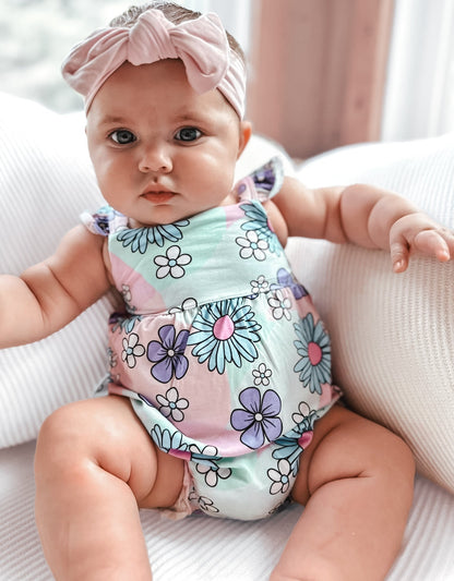 Blake - Bubble Romper Blush Lotus