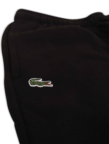 Lacoste Original Logo Print Joggers - Black Denim Exchange