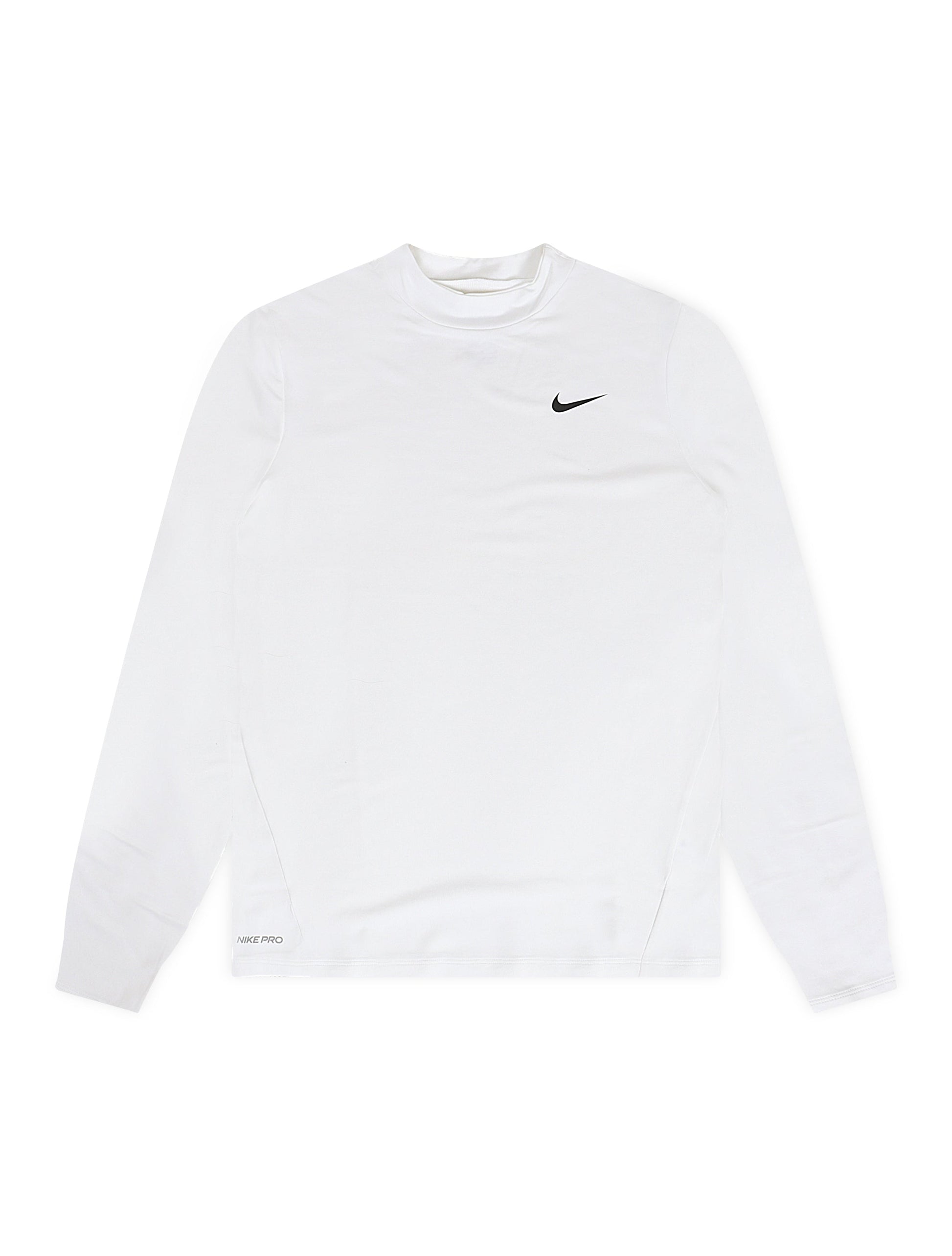 Nike Womens Pro Intertwist Long Sleeve - White/Black Denim Exchange