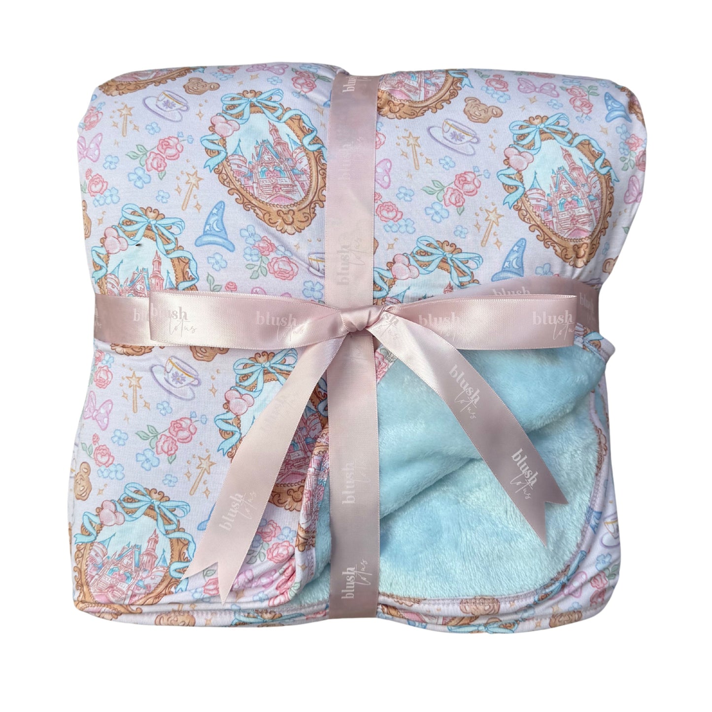 When You Wish - Plush Blanket Blush Lotus