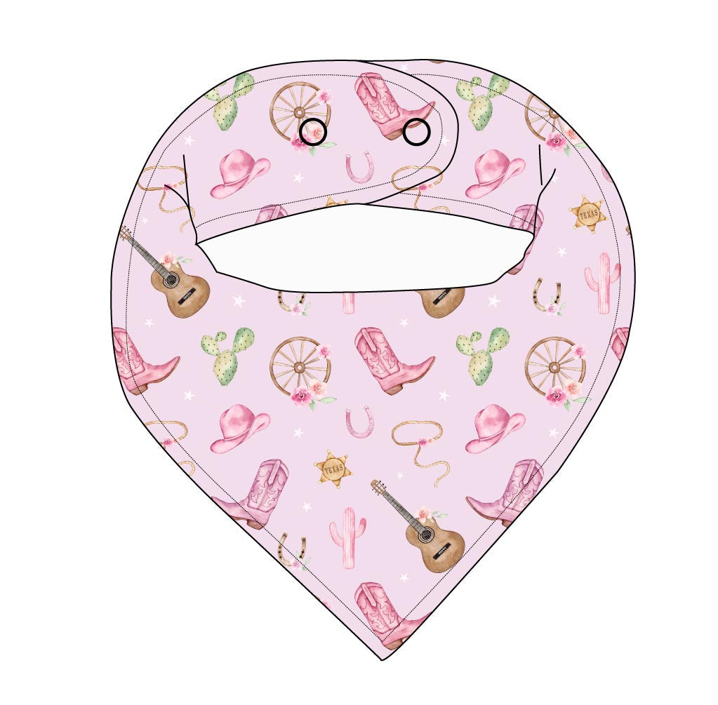 Cowgirl - Bib Blush Lotus