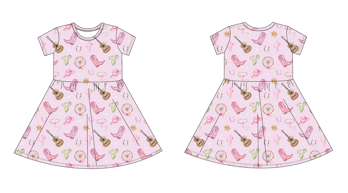 Cowgirl - Dress Blush Lotus