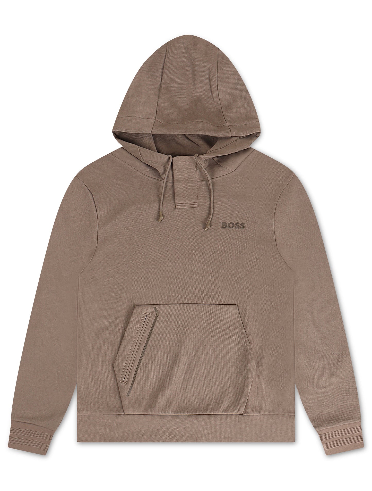 Boss Green Soody MIrror Hoodie - Coffee Denim Exchange