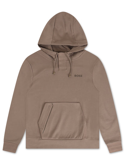 Boss Green Soody MIrror Hoodie - Coffee Denim Exchange