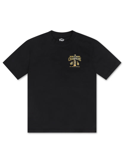 Retro Flair World Series Champions Tee - Black Denim Exchange