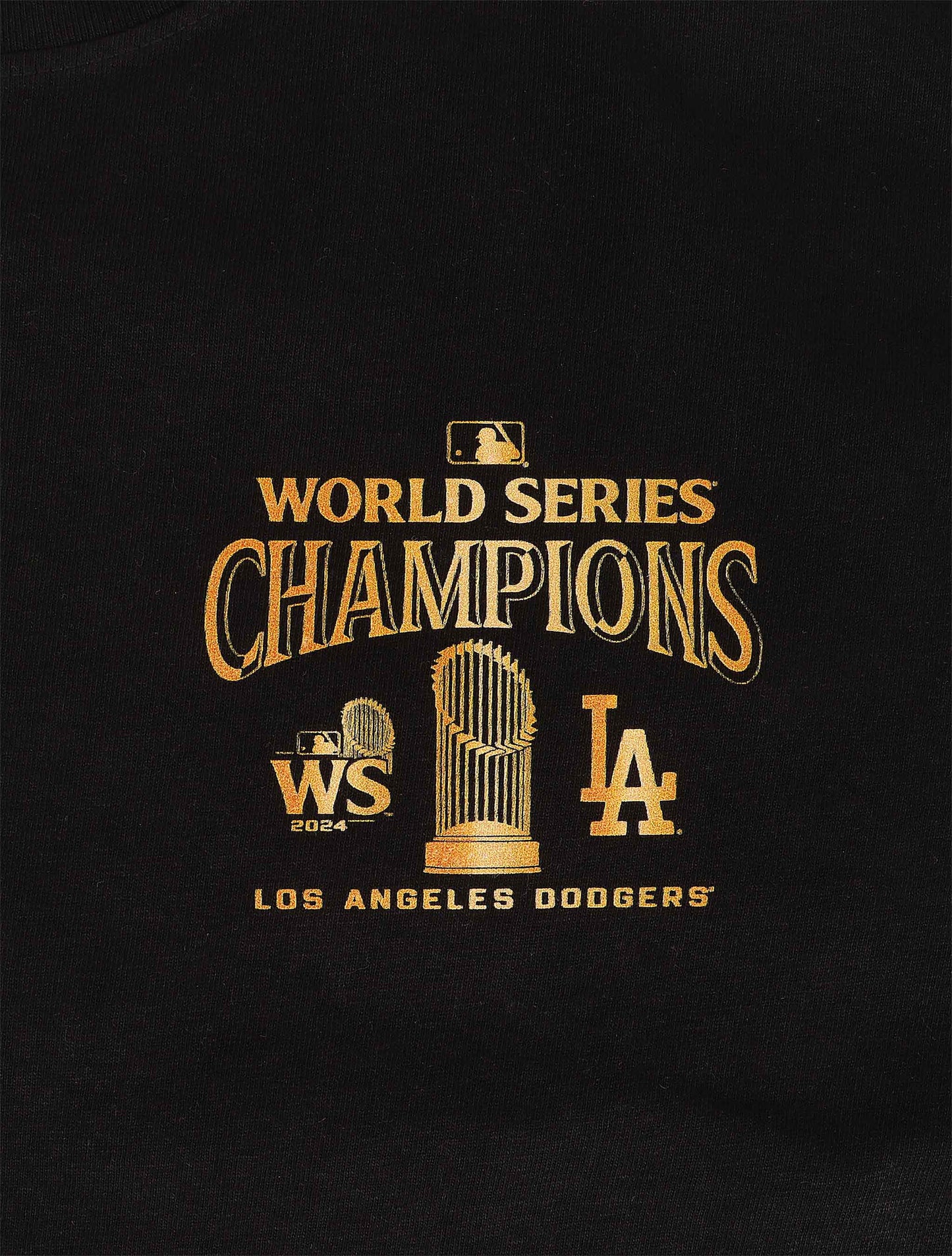 Retro Flair World Series Champions Tee - Black Denim Exchange