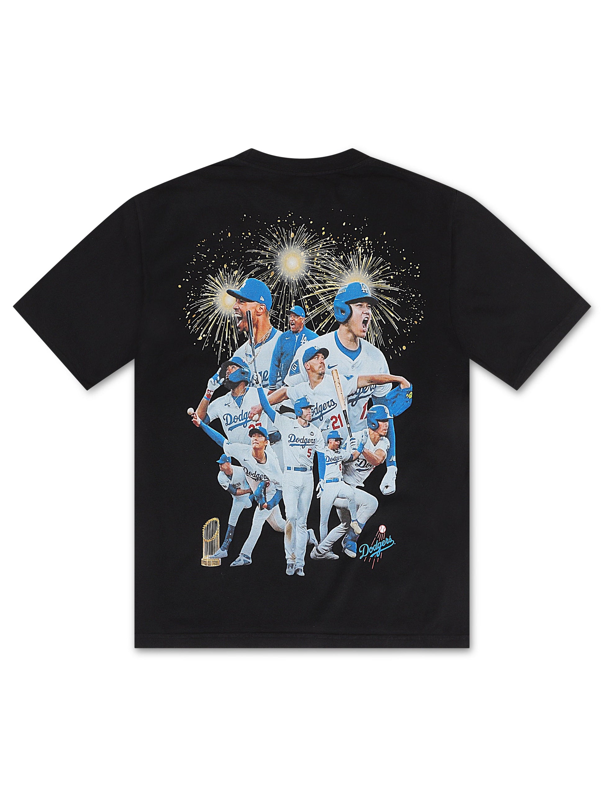 Retro Flair World Series Champions Tee - Black Denim Exchange