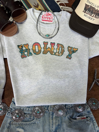 Howdy Graphic Sweatshirt Wild Junkie