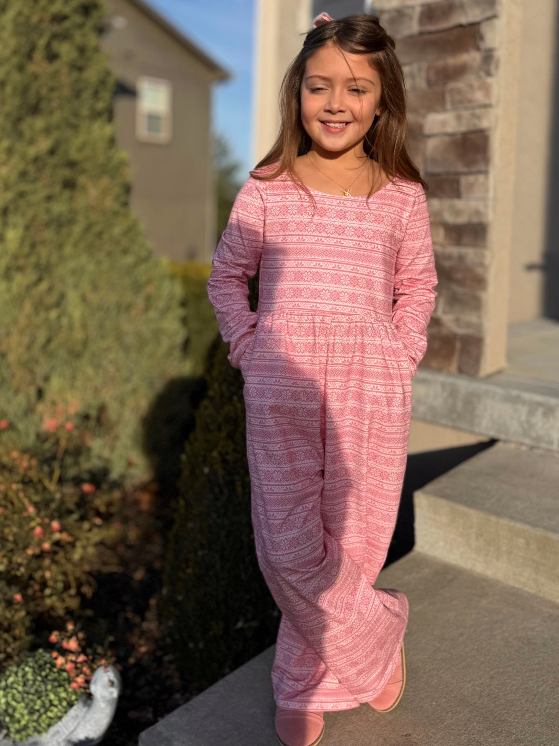 Caroline Leggy Romper - Peppermint Pink Always In Bloom Clothing Co