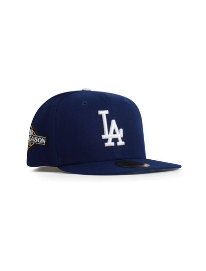 New Era 5950 Dodgers "Post Season 2023" Hat Denim Exchange