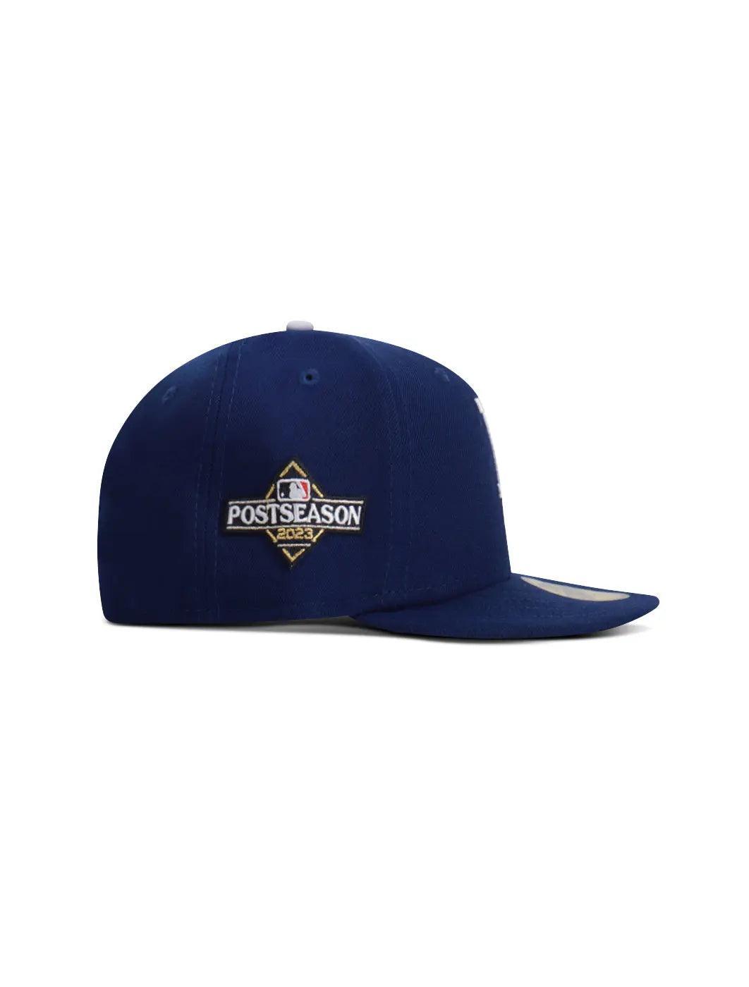 New Era 5950 Dodgers "Post Season 2023" Hat Denim Exchange