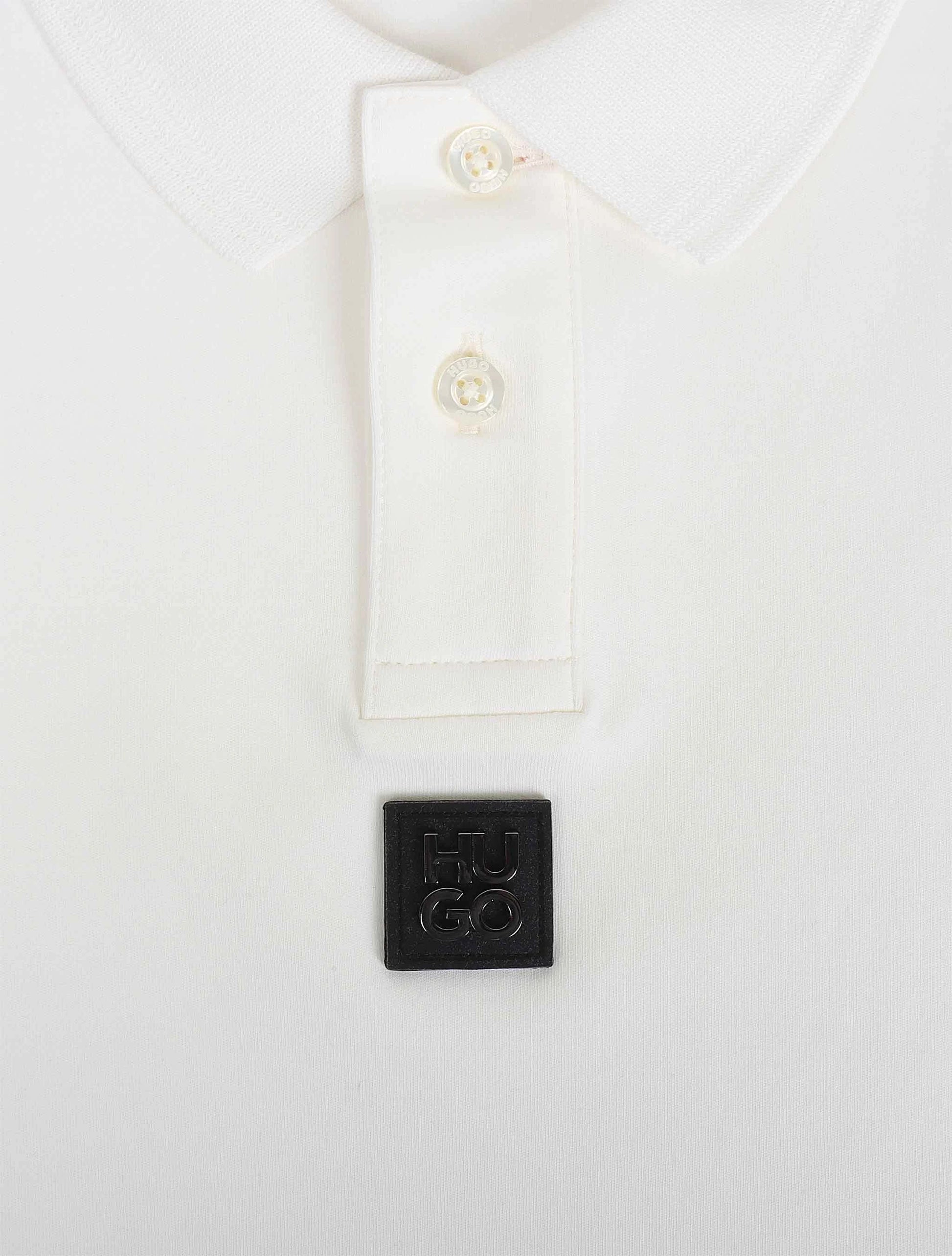 Hugo Deabono Polo - White Denim Exchange