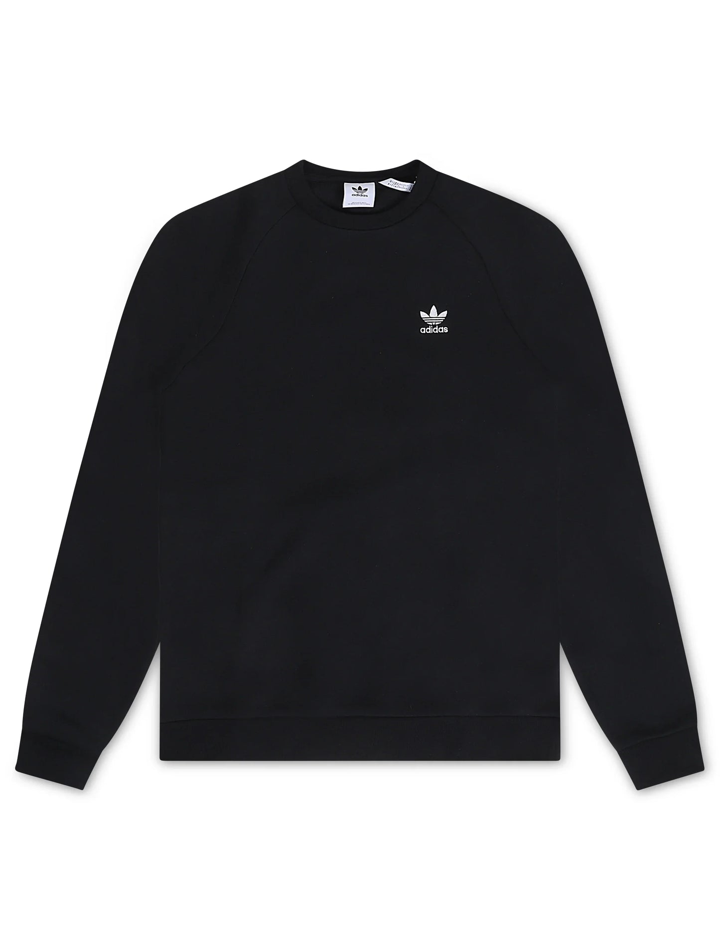 Adidas Logo Essential Crew Sweatshirt - Black Denim Exchange