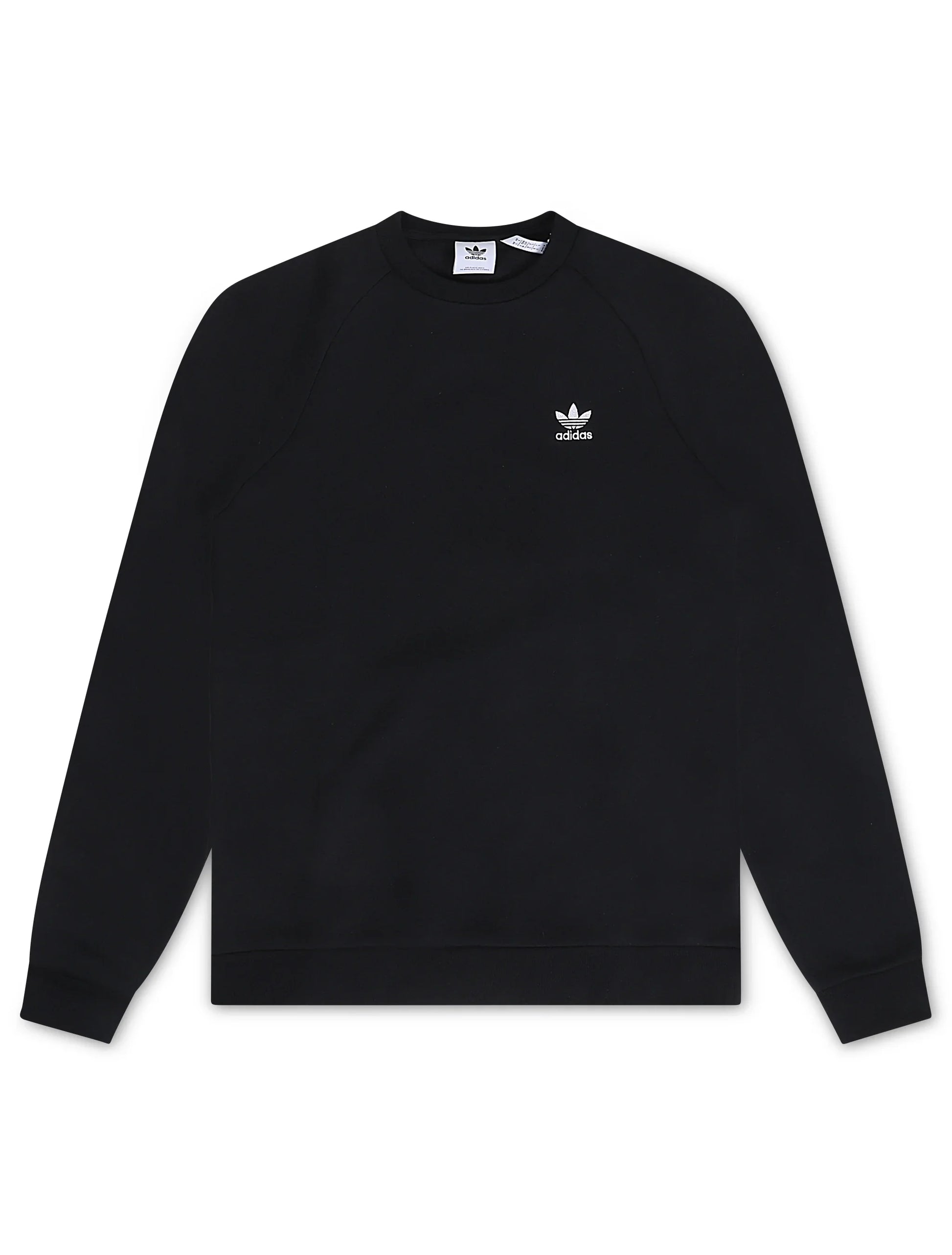 Adidas Logo Essential Crew Sweatshirt - Black Denim Exchange