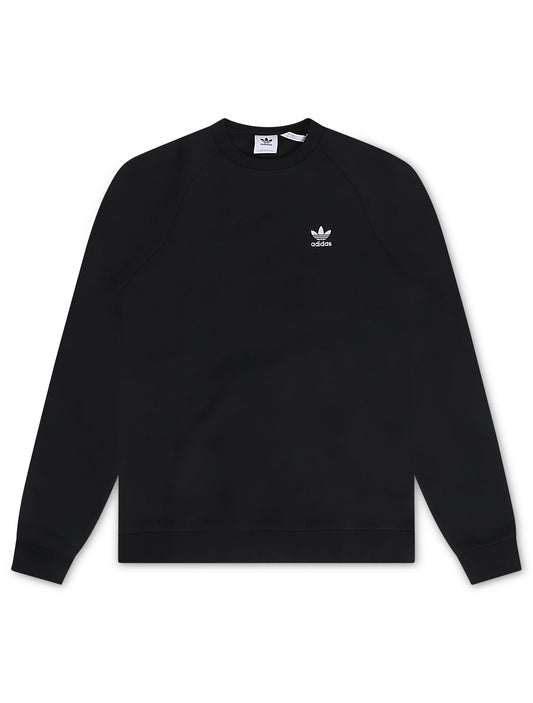 Adidas Logo Essential Crew Sweatshirt - Black Denim Exchange
