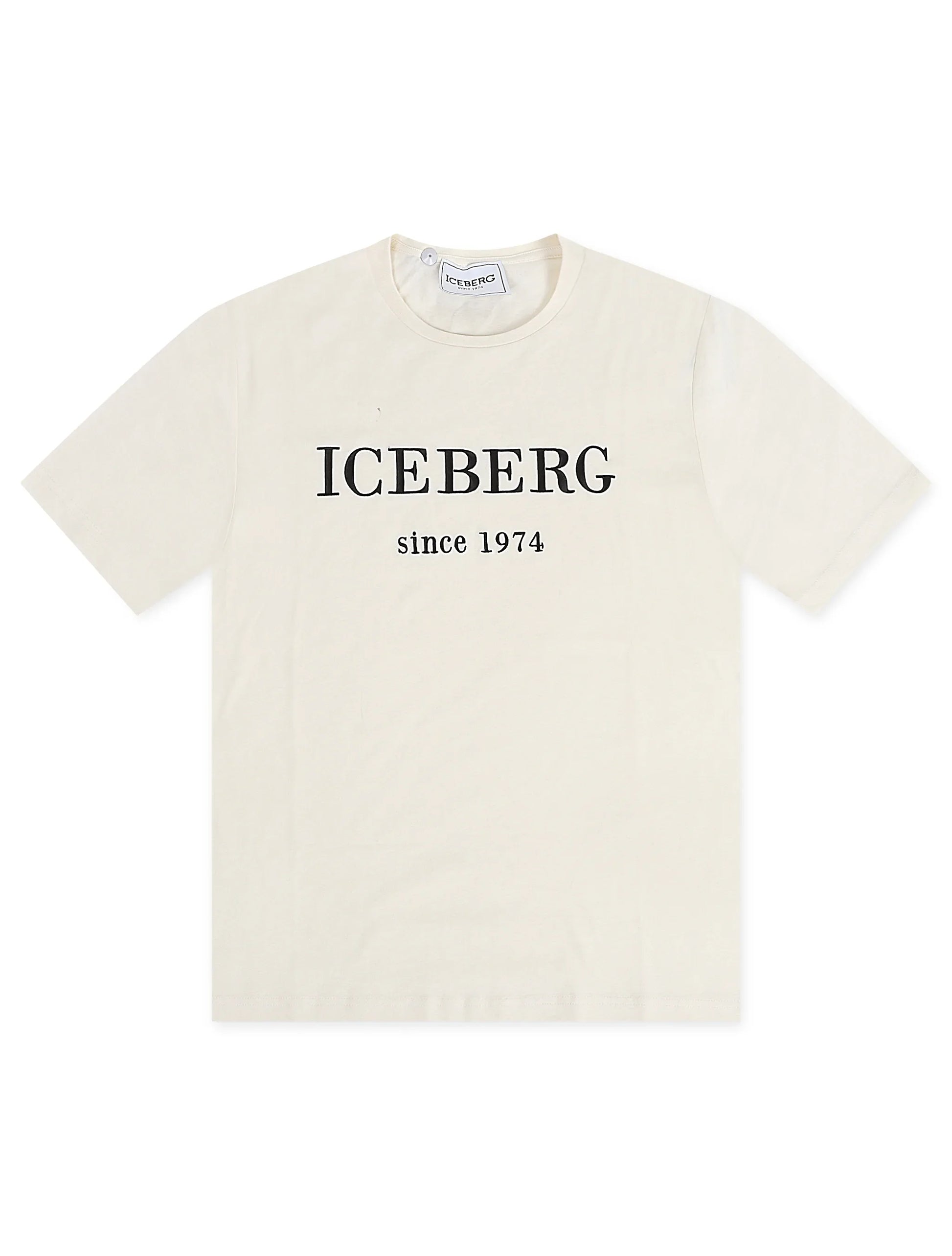 Iceberg Since 1974 Tee - Cream Denim Exchange