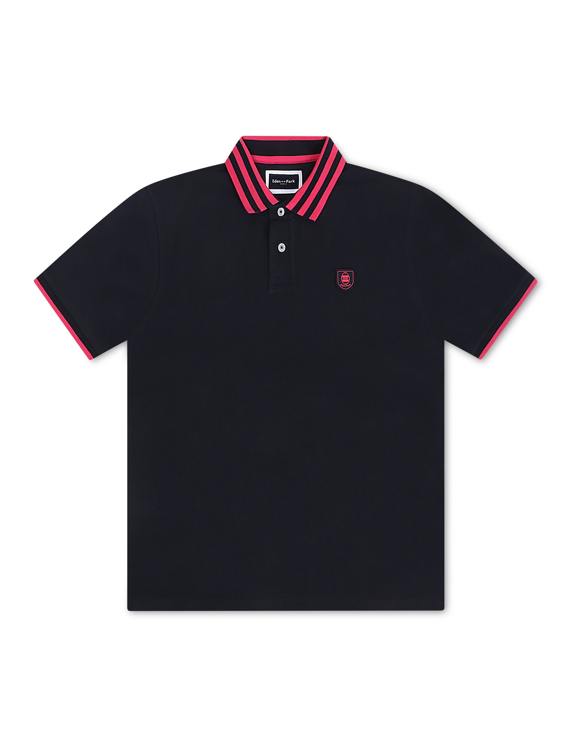 Eden Park Cadette Polo - Black Denim Exchange
