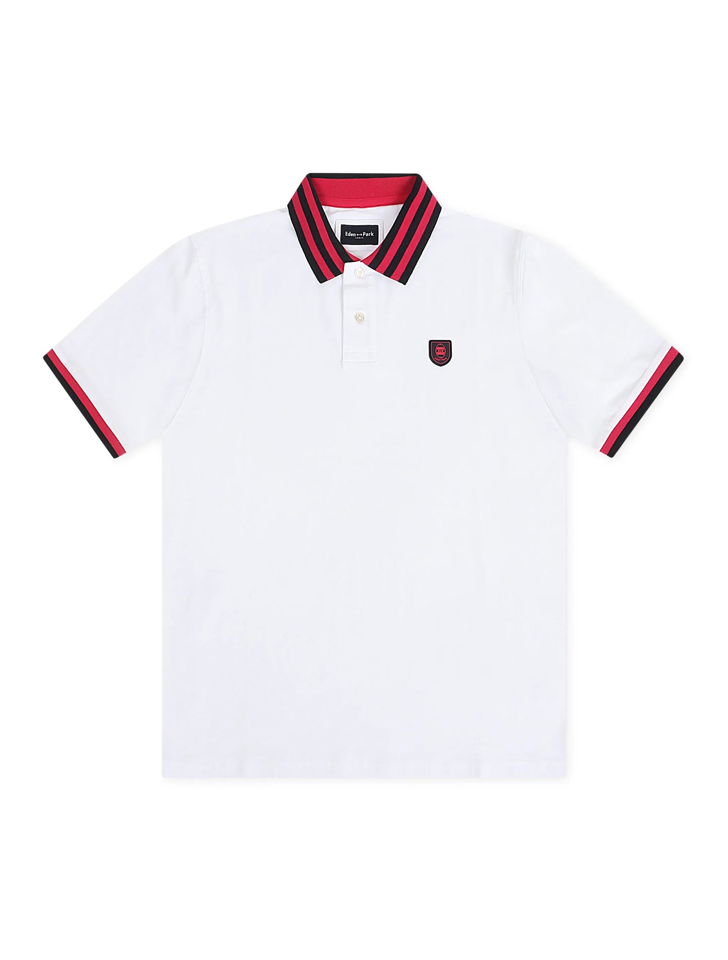Eden Park Cadette Polo - White Denim Exchange