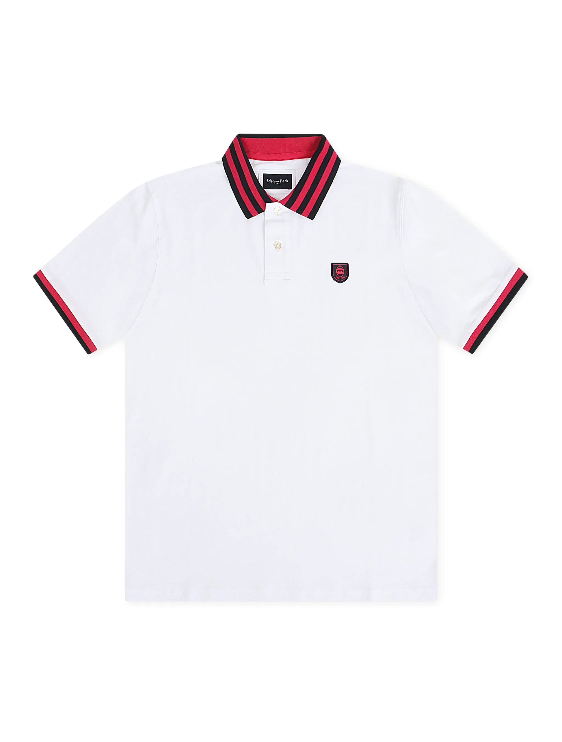 Eden Park Cadette Polo - White Denim Exchange