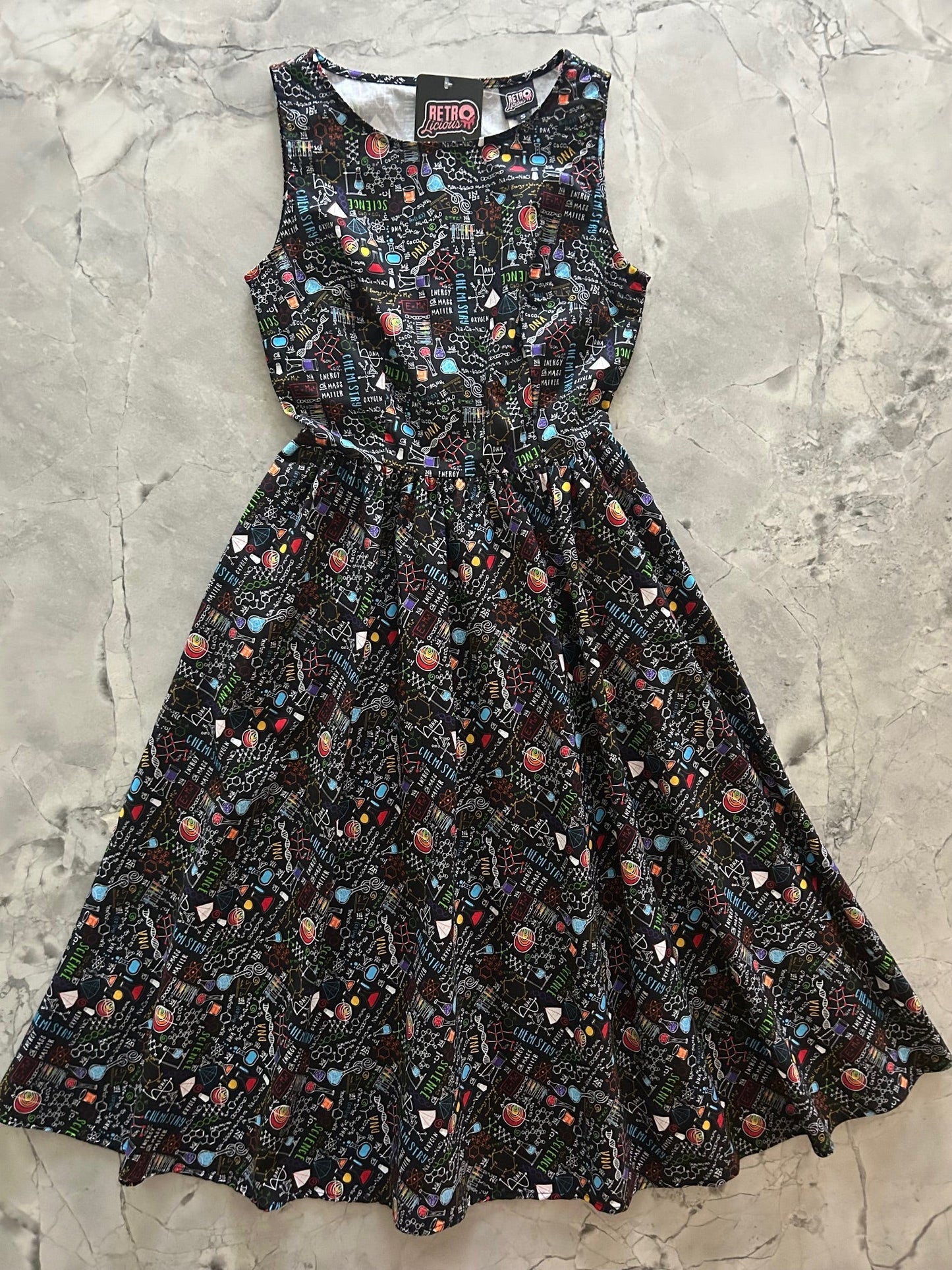 Science Midi Dress Retrolicious