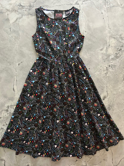 Science Midi Dress Retrolicious