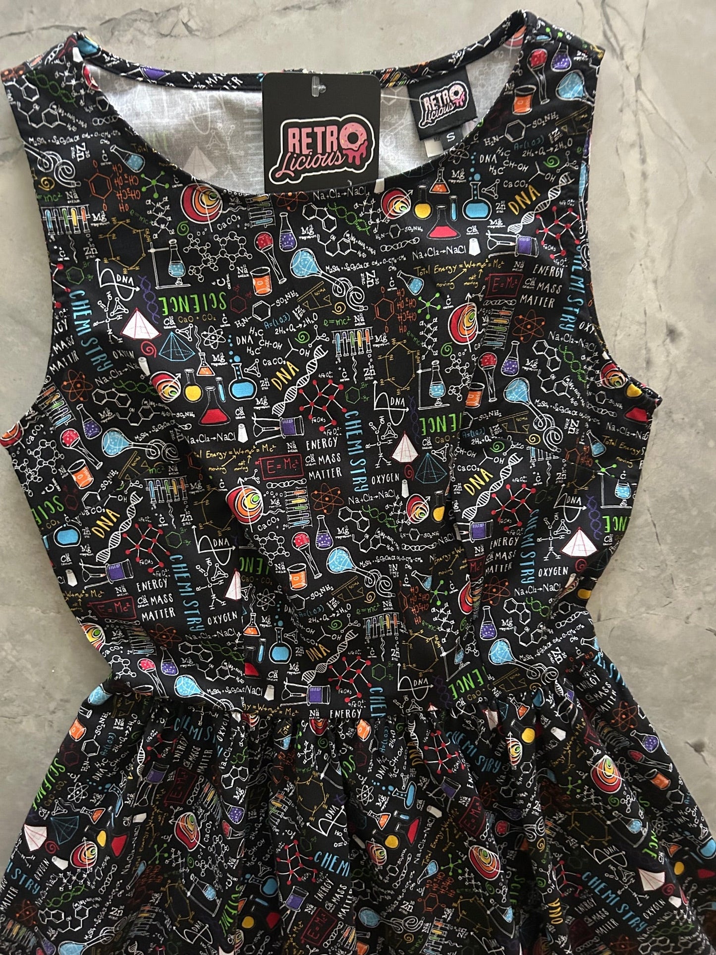 Science Midi Dress Retrolicious