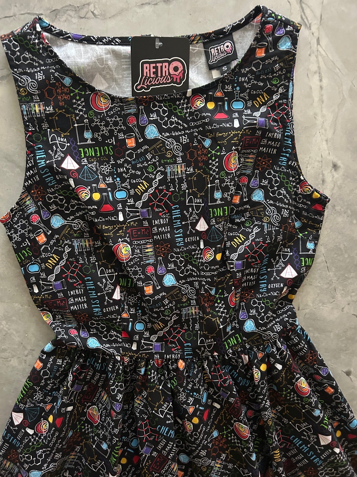 Science Midi Dress Retrolicious