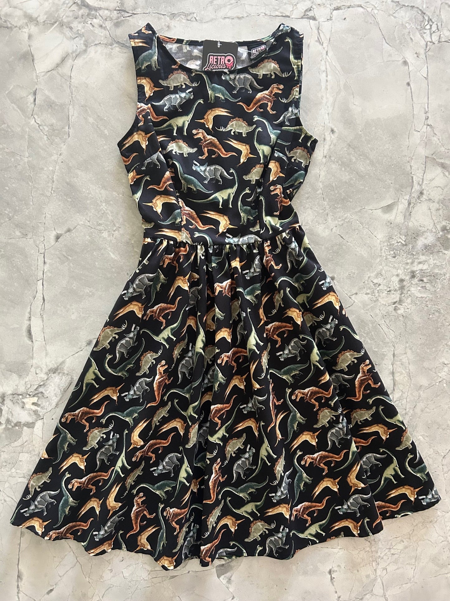Dino Vintage Dress Retrolicious
