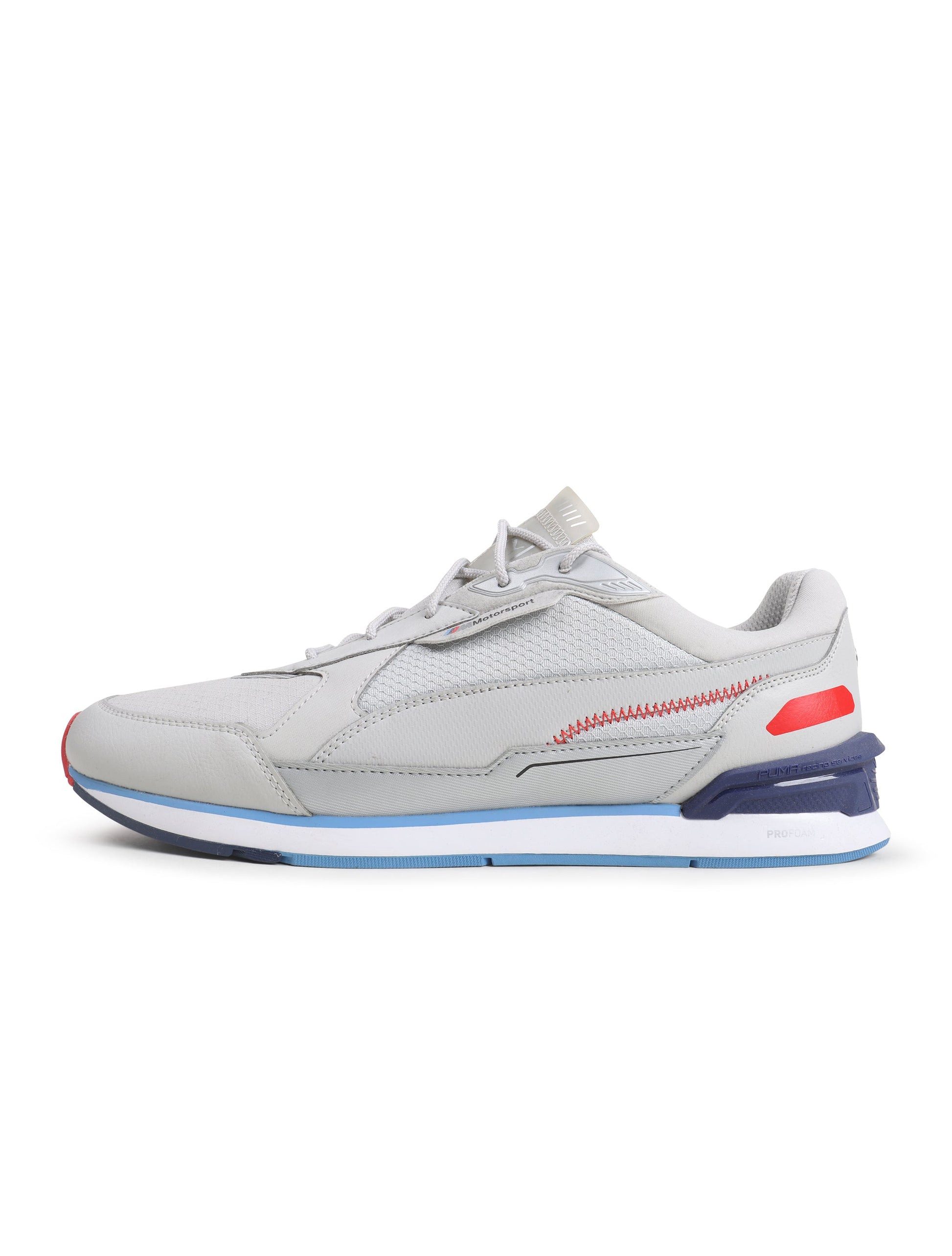 Puma BMW Low Racer - Grey/ White Denim Exchange