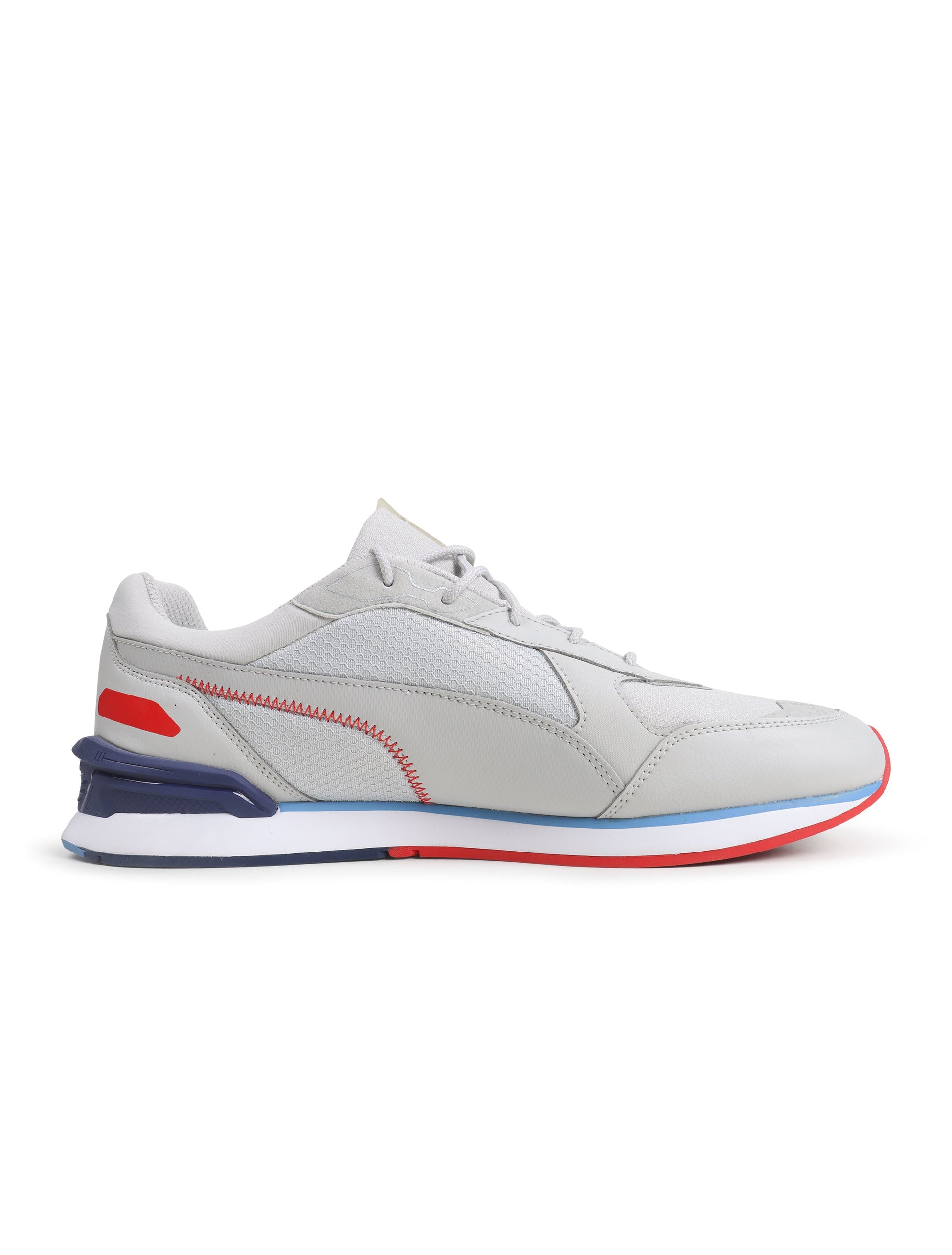 Puma BMW Low Racer - Grey/ White Denim Exchange