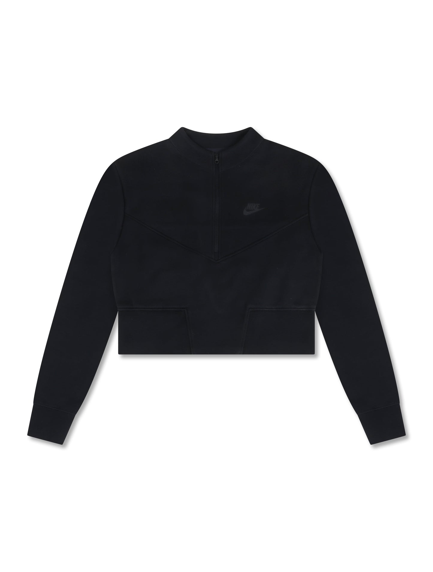 Nike Womens Sportswear Tech Cropped Top - Black Denim Exchange