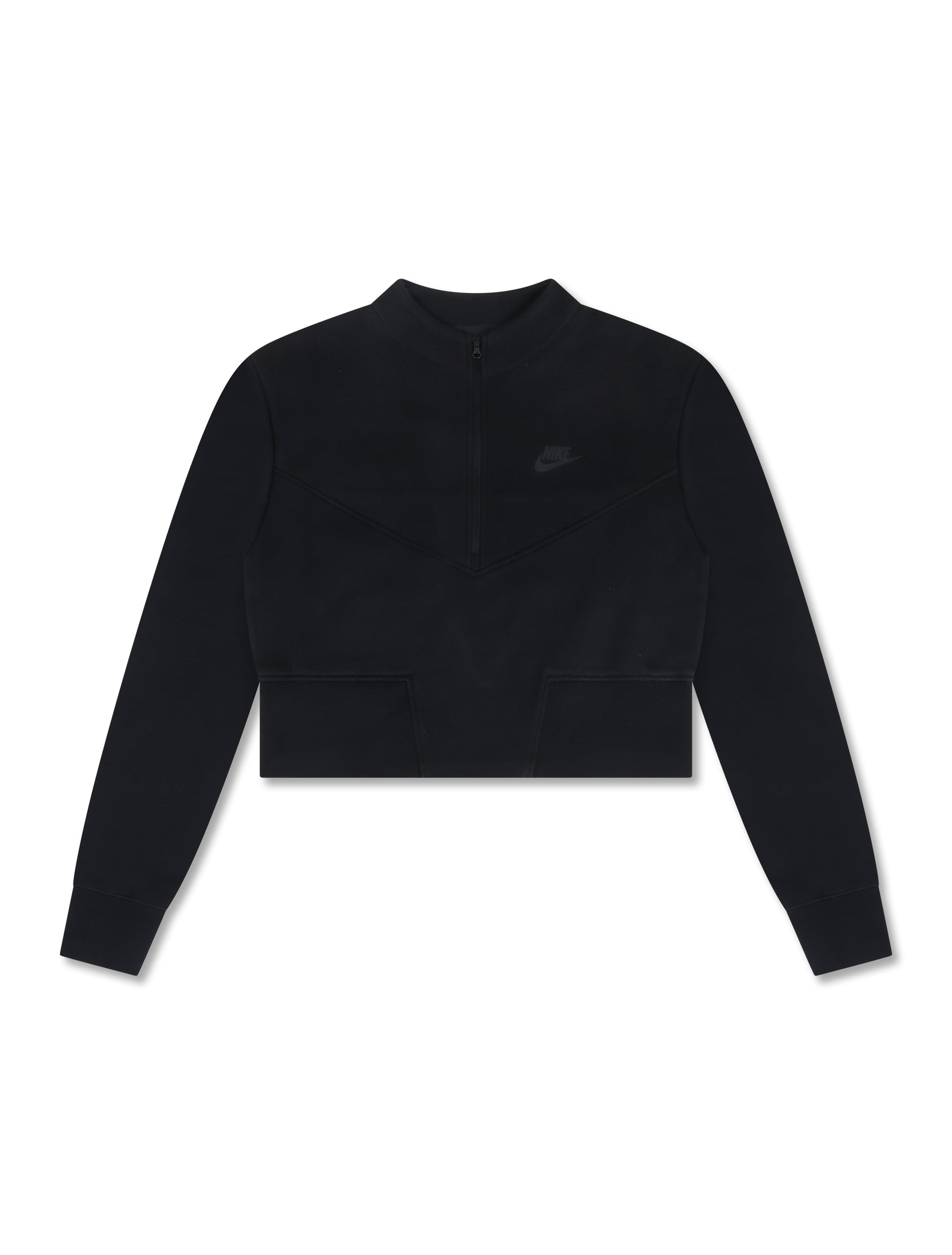 Nike Womens Sportswear Tech Cropped Top - Black Denim Exchange