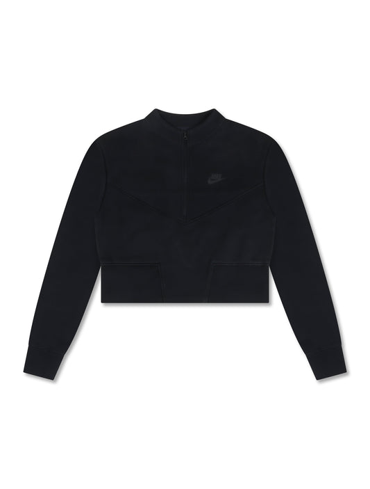 Nike Womens Sportswear Tech Cropped Top - Black Denim Exchange