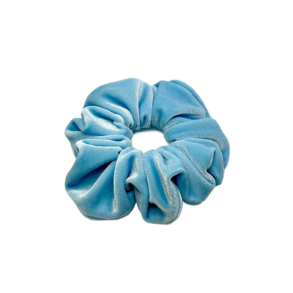Mini Baby Blue Velvet Scrunchie Enchanted Scrunch
