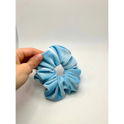 Mini Baby Blue Velvet Scrunchie Enchanted Scrunch